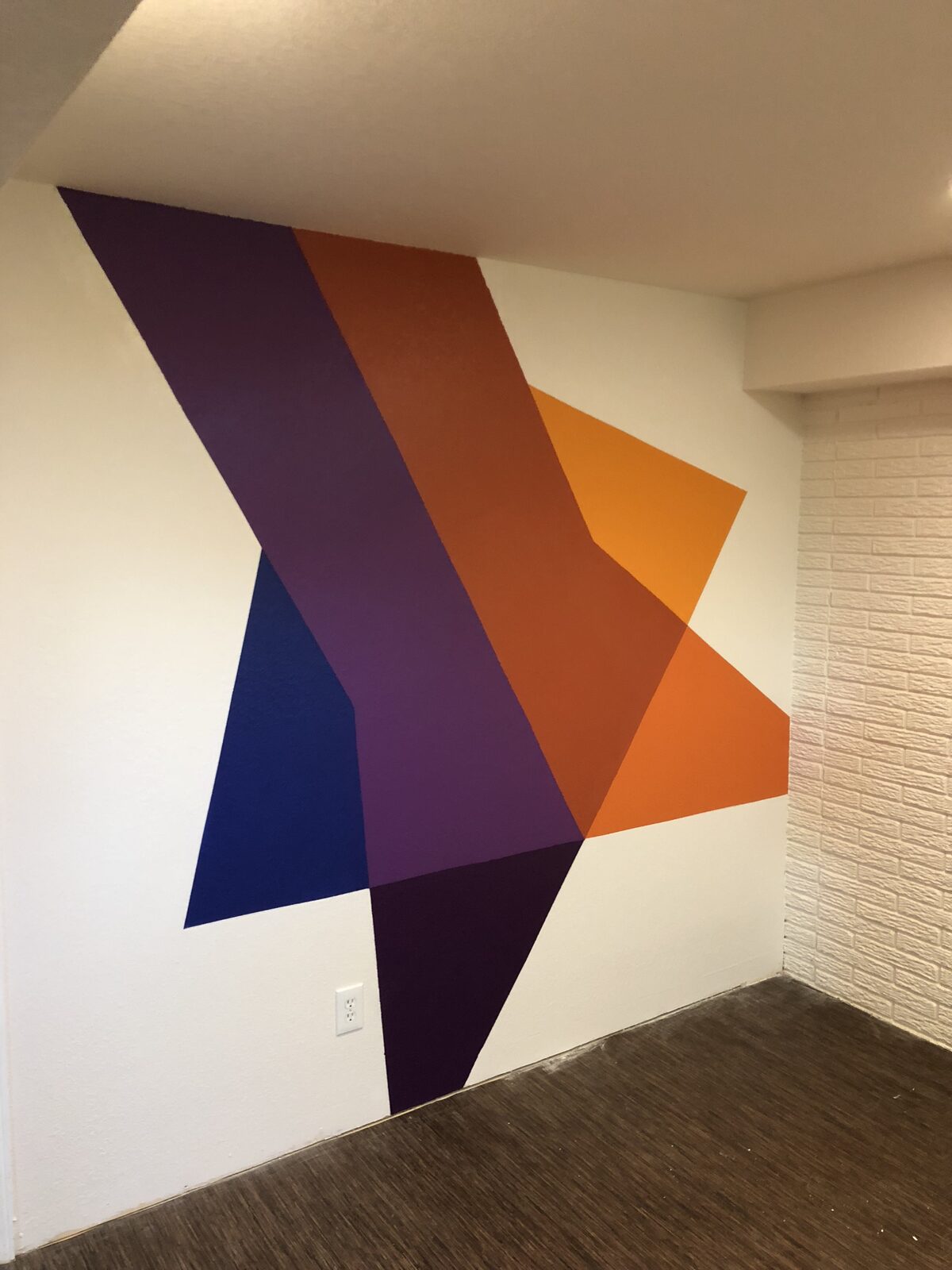 Kinship logo on the office wall