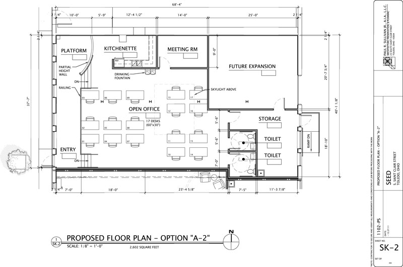 Seed Coworking floorplan